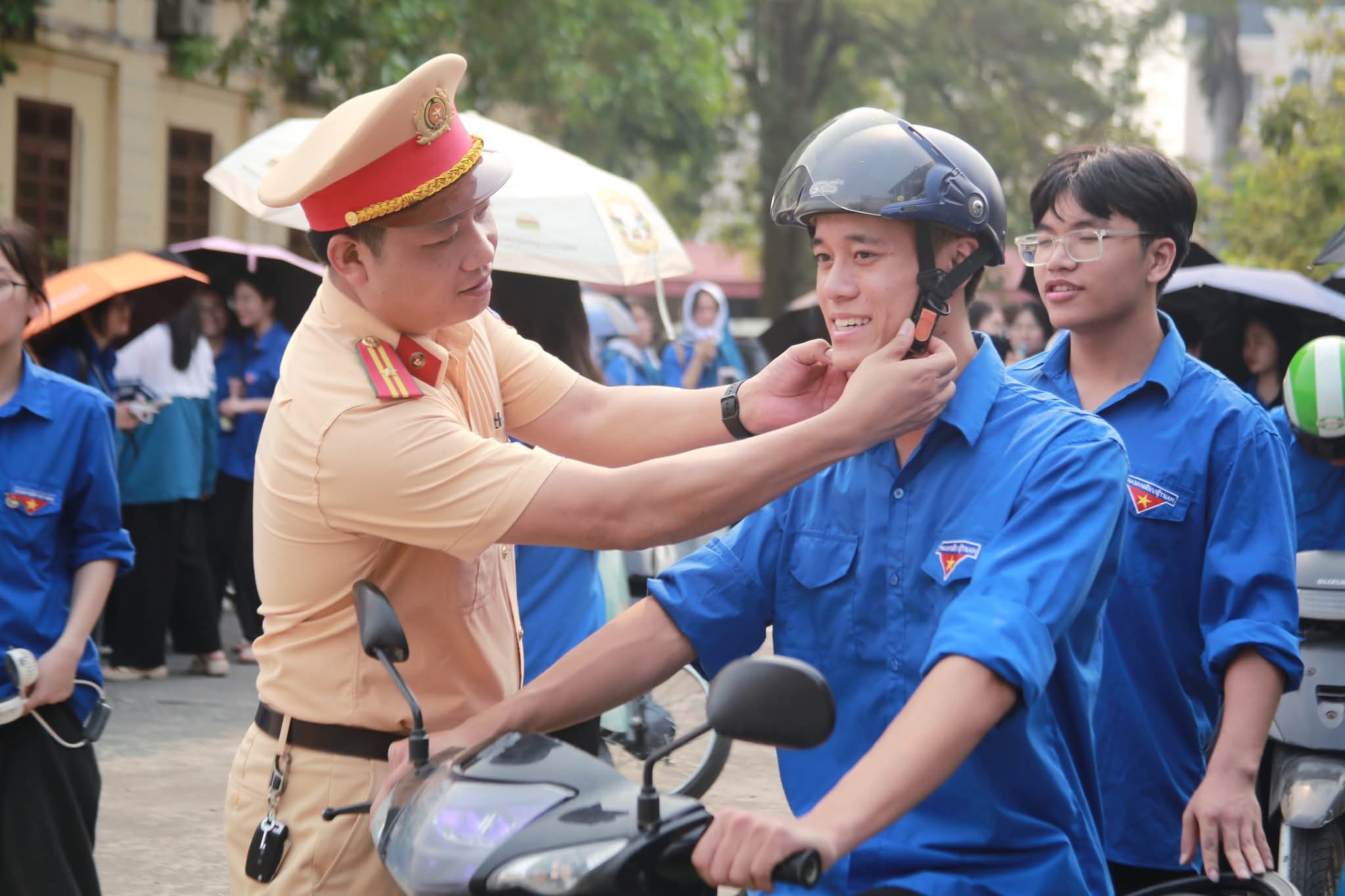 Chương trình "Hướng dẫn kỹ năng lái xe gắn máy an toàn, kiến thức pháp luật về trật tự an toàn giao thông đường bộ năm 2026"